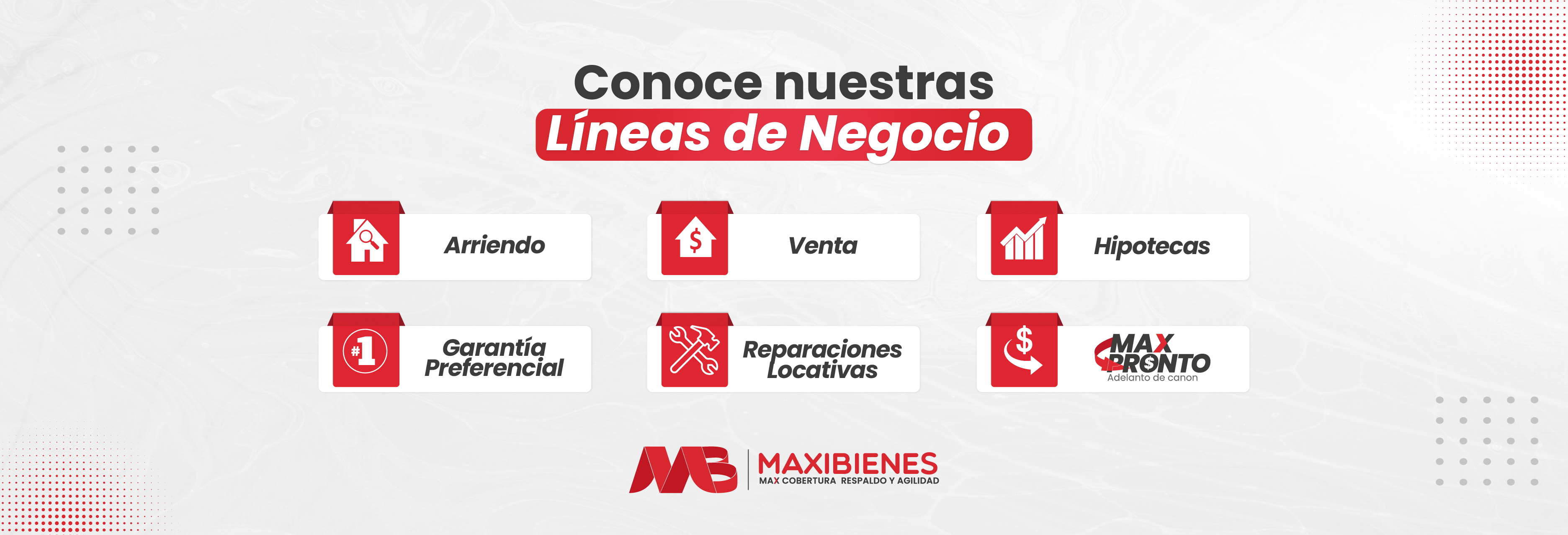 imagen del slide de presentacion de la pagina de Maxibienes